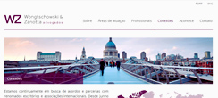 front end de site (em Wordpress)